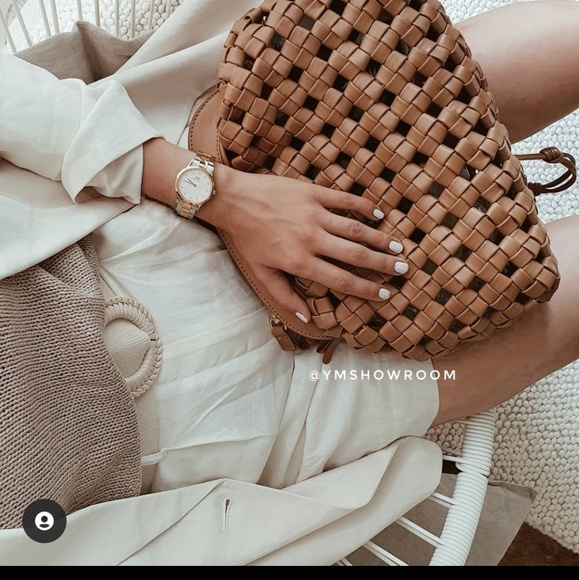 Mango Handbags - MANGO Limited Braided clutch